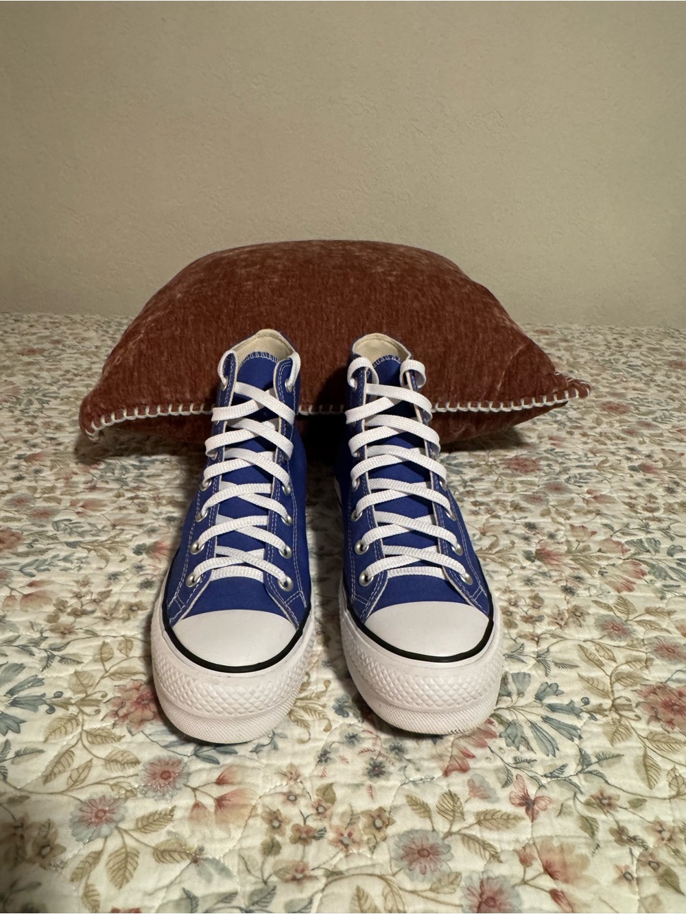Converse High Top Sneakers - Royal Blue with White